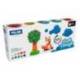 PLASTILINA MILAN SOFT DOUGH BASIC CAJA DE 10 BOTES COLORES SURTIDOS 85 G