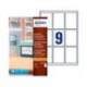 ETIQUETA ADHESIVA AVERY REMOVIBLE PARA IMPRESORA LASER INYECCION TINTA FOTOCOPIADORA COLOR BLANCA 62X89 MM