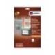 ETIQUETA ADHESIVA AVERY REMOVIBLE PARA IMPRESORA LASER INYECCION TINTA FOTOCOPIADORA COLOR BLANCA 62X89 MM