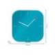 RELOJ LEITZ COSY DE PARED SILENCIOSO CRISTAL 30X30CM COLOR AZUL