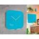 RELOJ LEITZ COSY DE PARED SILENCIOSO CRISTAL 30X30CM COLOR AZUL