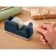 PORTARROLLO SOBREMESA LEITZ COSY PLASTICO PARA CINTAS 33 MT GRIS
