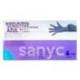 GUANTE DE NITRILO DESECHABLE SENSITIVE SIN POLVO TALLA L GRANDE AZUL CAJA DE 100 UNIDADES