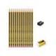 LAPICES DE GRAFITO STAEDTLER NORIS N.2 HB 12 UDS + AFILALAPIZ Y GOMA