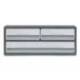 FICHERO CAJONES DE SOBREMESA CEP MOOV UP RECICLADO 80% 3 CAJONES GRIS 275X369X146 MM