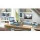 FICHERO CAJONES DE SOBREMESA CEP MOOV UP RECICLADO 80% CON CERRADURA 2 CAJONES AZUL/GRIS 275X369X146 MM
