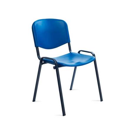 SILLA MARCA ROCADA CONFIDENTE ESTRUCTURA METALICA RESPALDO Y ASIENTO EN POLIMERO COLOR AZUL