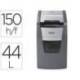 DESTRUCTORA DE DOCUMENTOS MARCA REXEL OPTIMUM AUTOFEDD+ 150X EU CAPACIDAD DE CORTE 150 HOJAS DESTRUYE GRAPAS Y CLIPS