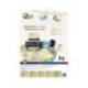ETIQUETA ADHESIVA AVERY TICO PAPEL SATINADO COLOR ORO / PLATA LASER MEDIDAS SURTIDAS PACK DE 626 ETIQUETAS