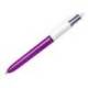 BOLIGRAFO BIC CUATRO COLORES MORADO PUNTA DE 1 MM