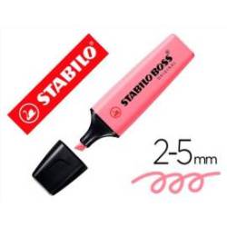 ROTULADOR STABILO BOSS FLUORESCENTE 70 PASTEL ROSA