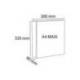 Carpeta Exacompta carton forrado blanca 2 anillas 60 mm