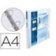 Carpeta Exacompta carton forrado blanca 2 anillas 16 mm