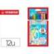 Estuche rotulador Stabilo Pen 68 Brush Acuarelable 12 unidades con Punta pincel