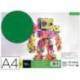 Goma Eva Liderpapel verde paquete de 10 hojas