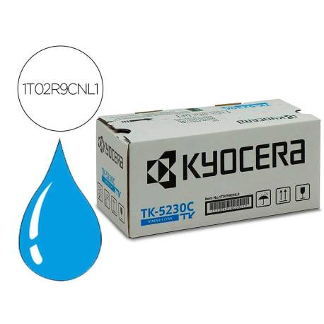 TONER KYOCERA MITA TK-5220C COLOR CIAN ECOSYS M5521CDW, ECOSYS M5521CDN 1200 PAG