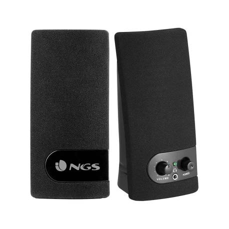 ALTAVOZ NGS MULTIMEDIA 2.0 RMS 2W ALIMENTACION USB INTERRUPTOR VOLUMEN COLOR NEGRO