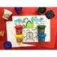 PASTA DE MODELAR MARCA CARIOCA BABY DOUGH BOTE 75 G SET DE 8 COLORES SURTIDOS