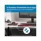 Alfombrilla para raton kensington duo gel con reposamuñecas negro/rojo 240x182x25 mm