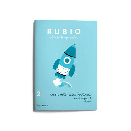 CUADERNO MARCA RUBIO COMPETENCIA LECTORA 2 MUNDO ESPACIAL
