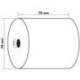 ROLLO SUMADORA EXACOMPTA ELECTRO 70 MM X 70 MM 60 G/M2
