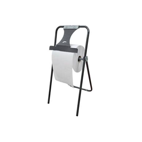 PORTABOBINA INDUSTRIAL JOFEL METALICO DE SUELO CON SIERRA DE CORTE PARA BOBINAS DE HASTA 500 M 850X418X445 MM