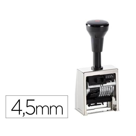 NUMERADOR AUTOMATICO MARCA REINER METALICO 6 CIFRAS ALTURA TIPO 4,5 MM