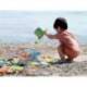 SET DE PLAYA MARCA VIKINGTOYS ECOLINE ECOLOGICO Y RECICLABLE 7 PIEZAS