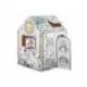 CASA DE JUEGO MARCA BANKERS BOX PLAYHOUSE UNICORNIO PARA PINTAR FABRICADA EN CARTON RECICLADO 1210X960X810 MM