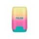 SACAPUNTAS MARCA MILAN COMPACT SUNSET PLASTICO 2 USOS CON GOMA DE BORRAR COLORES SURTIDOS " NO SE PEUDEN ELEGIR"