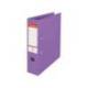 ARCHIVADOR DE PALANCA ESSELTE CARTON FORRADO PVC DIN A4 LOMO 75 MM MALVA