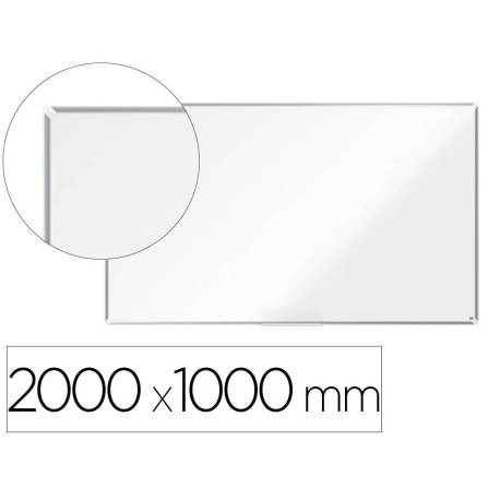 PIZARRA BLANCA MARCA NOBO PREMIUM PLUS MELAMINA MAGNETICA 2000X1000 MM
