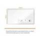 PIZARRA BLANCA MARCA NOBO PREMIUM PLUS ACERO LACADO FORMATO PANORAMICO 55" MAGNETICA 1220X690 MM