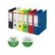 ARCHIVADOR DE PALANCA ESSELTE N 1 CO2 NEUTRAL DIN A4 CARTON FORRADO LOMO 75 MM AMARILLO