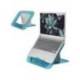 SOPORTE PARA PORTATIL MARCA LEITZ ERGO COSY AJUSTABLE 4 ALTURAS COLOR AZUL 310X50X247 MM