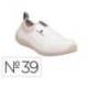 ZAPATOS DE SEGURIDAD DELTAPLUS MICROFIBRA PU SUELA PU MONO-DENSIDAD BLANCO TALLA 39