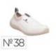 ZAPATOS DE SEGURIDAD DELTAPLUS MICROFIBRA PU SUELA PU MONO-DENSIDAD BLANCO TALLA 38
