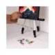 SET DE PINTURAS MARCA DALER ROWNEY 163 PIEZAS CON CABALLETE DE ALUMINIO PLEGABLE 500X70X727 MM