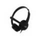 AURICULAR NGS VOX 505 MICROFONO Y CONTROL DE VOLUMEN DIADEMA AJUSTABLE JACK 3,5 MM LONGITUD CABLE COLOR NEGRO