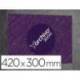 EXPOSITOR MURAL ARCHIVO 2000 PREMIUM DE PARED CON ADHESIVO POLIESTIRENO COLOR TRANSPARENTE DIN A3 HORIZONTAL 420X300 MM