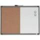 PIZARRA BLANCA MARCA NOBO MAGNETICA CON TABLERO DE CORCHO 585X430 MM