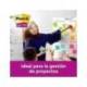 BLOC DE NOTAS ADHESIVAS QUITA Y PON POST-IT SUPER STICKY PLAYFUL 76X76 MM 90H PACK DE 6 UNIDADES
