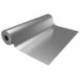 PAPEL DE REGALO BASIKA METALIZADO COLOR PLATA BOBINA 62 CM