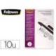 HOJA DE LIMPIEZA MARCA FELLOWES PARA PLASTIFICADORAS PACK DE 10 UNIDADES