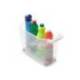CARRITO MULTIUSOS N 2 TRANSPARENTE CON ASA 240X455X275 MM
