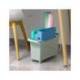 CARRITO MULTIUSOS N 2 TRANSPARENTE CON ASA 240X455X275 MM