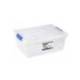 CONTENEDOR PLASTICO MARCA PLASTICFORTE 9 LITROS N 29 TRANSPARENTE CON TAPA 260X370X140 MM