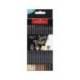 LAPICES DE COLORES MARCA FABER CASTELL BLACK EDICION TONOS DE PIEL CAJA DE 12 UNIDADES COLORES SURTIDOS