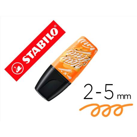 ROTULADOR STABILO BOSS MINI FLUORESCENTE BY SNOOZE ONE COLOR NARANJA