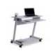 MESA ORDENADOR MARCA ROCADA RD-9100 SISTEMA BLOQUEO CON RUEDAS ESTRUCTURA METALICA CON BANDEJA TECLADO EXTRAIBLE